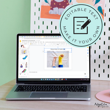 Social Narrative: Broken Leg: Editable (Printable PDF ) Uncategorized - AdaptEd4SpecialEd